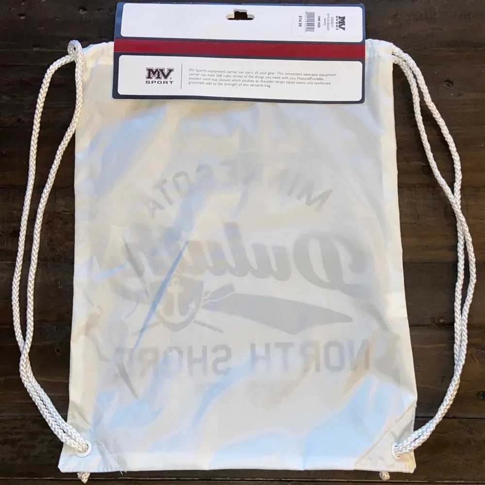 MV Sport Drawstring Backpack Minnesota Duluth North shore Equipment carrier